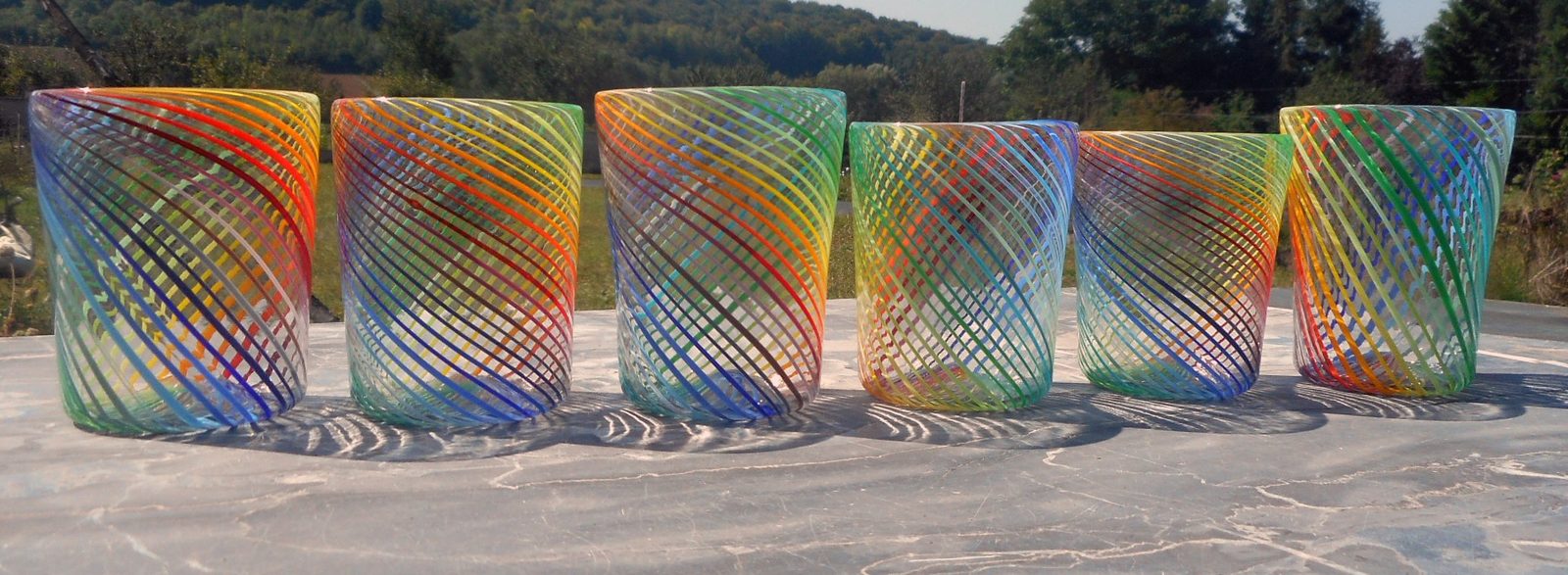 Modèle arc-en-ciel droit.